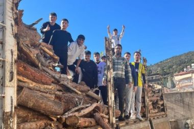 ALKÜ Akseki Meslek Yüksek Okulu’na odun desteği