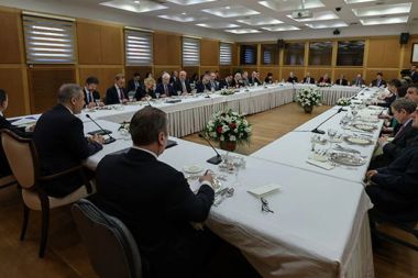 Bakan Fidan, AB üyesi ülkelerin büyükelçilerini kabul etti