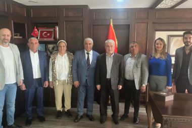 Çorum İş İnsanları Platformundan Kepez Kaymakamı Şahin’e ziyaret