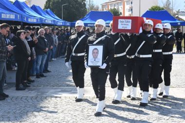 Hayatını kaybeden polis memuru için tören düzenlendi