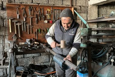 Soba ustası 41 yıldır baba mesleğini sürdürüyor