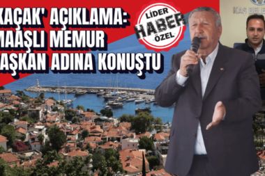 CHP’li Kaş Belediyesi’nin açıklaması bile 'kaçak'