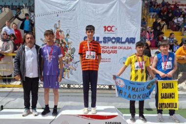 100 metrenin yıldızı Muhammed Berat Yiyin oldu