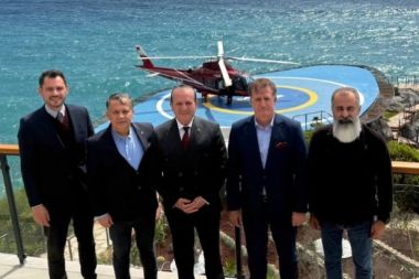 Alanya’dan KKTC’ye ilk ticari helikopter uçuşu gerçekleşti