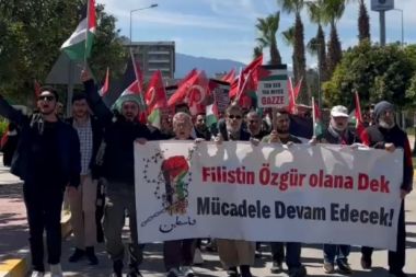 Üniversitelerden Gazze’ye destek yürüyüşü