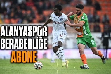 Alanyaspor beraberliğe abone