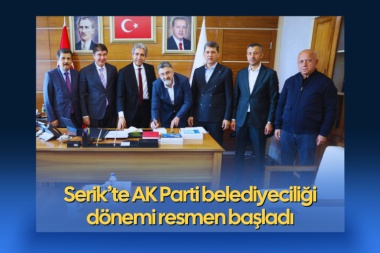 Serik’te AK Parti belediyeciliği dönemi resmen başladı