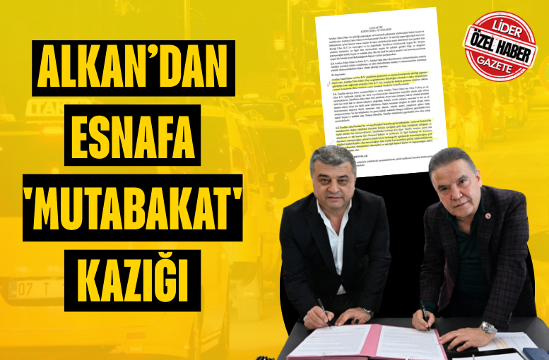 Alkan’dan esnafa 'mutabakat' kazığı