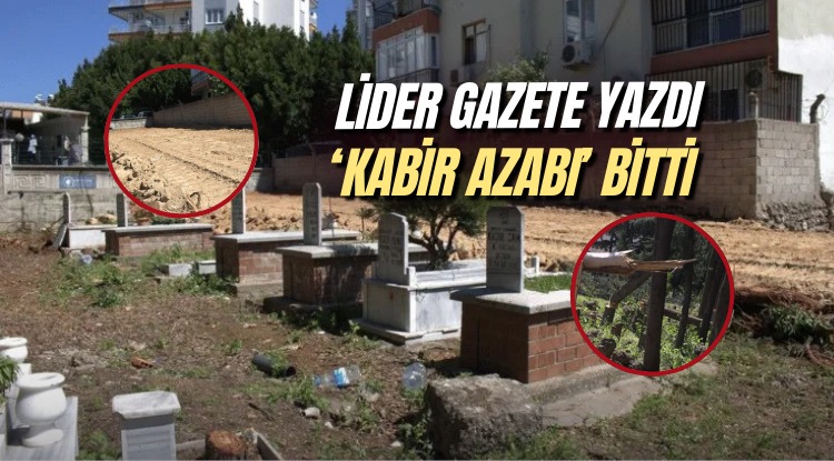 Andızla Mezarlığı şantiyeye dönmüştü!