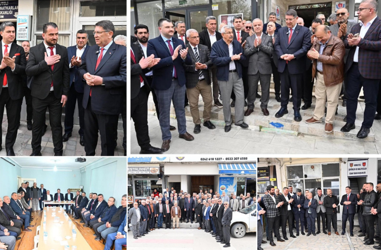 Başkan Dere, oda ziyaretlerine Korkuteli ve Elmalı’da devam etti