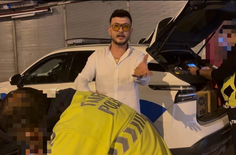 Başkanın ehliyetiyle uygulamadan geçmek istedi, cezası ağır oldu