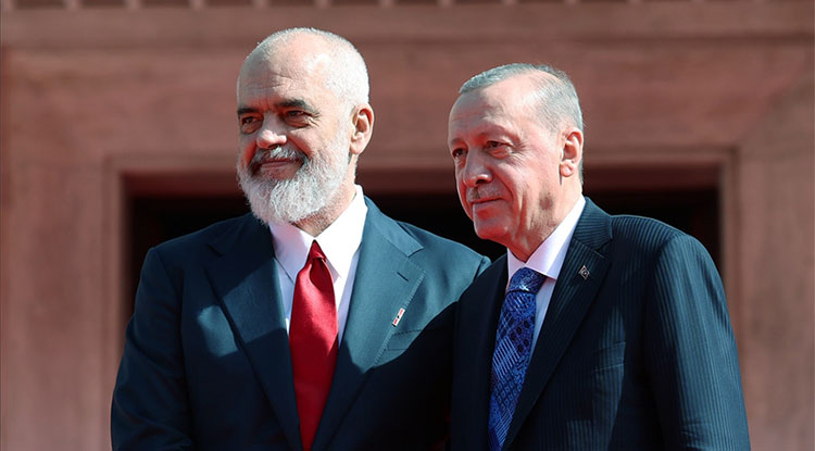 Cumhurbaşkanı Erdoğan, Arnavutluk Başbakanı Edi Rama ile görüştü