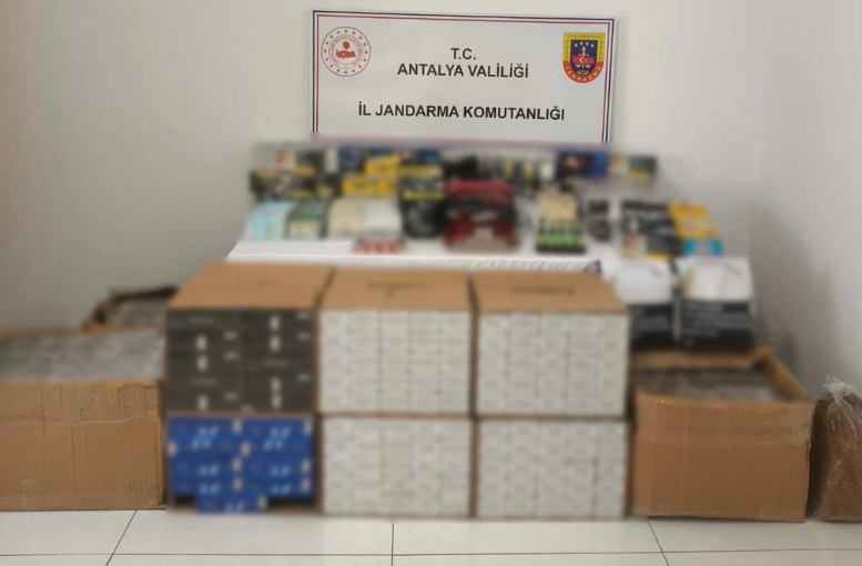 Kaş’ta kaçak sigara operasyonu