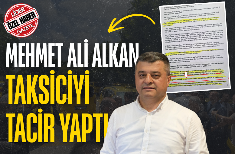 Mehmet Ali Alkan taksiciyi tacir yaptı