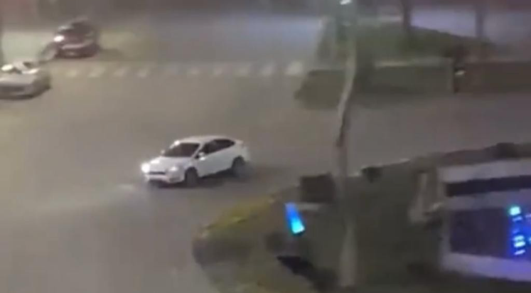 Batman’da drift atan sürücüye ceza