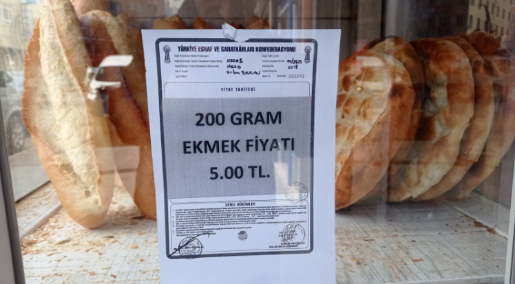 Hakkari'de ekmek 5 TL oldu