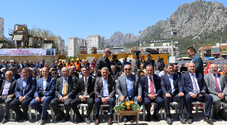 150 yataklı devlet hastanesinin temeli atıldı