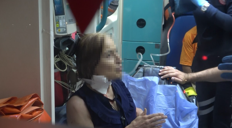 Çocukların üzerine benzin döküp intihar etmeye kalkıştı