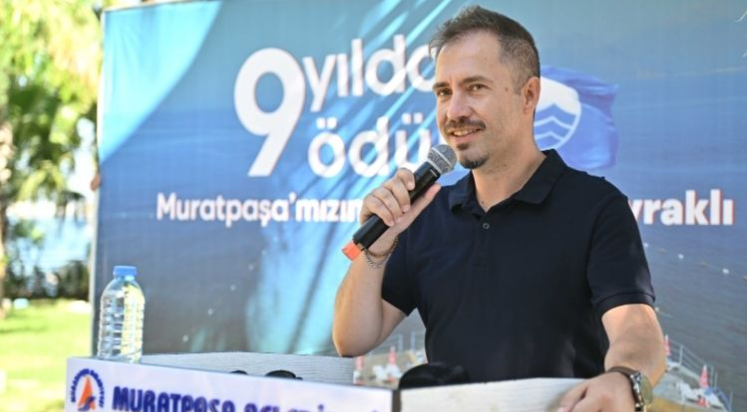 Antalya'nın 5 falez plajında mavi bayrak dalgalanmaya başladı