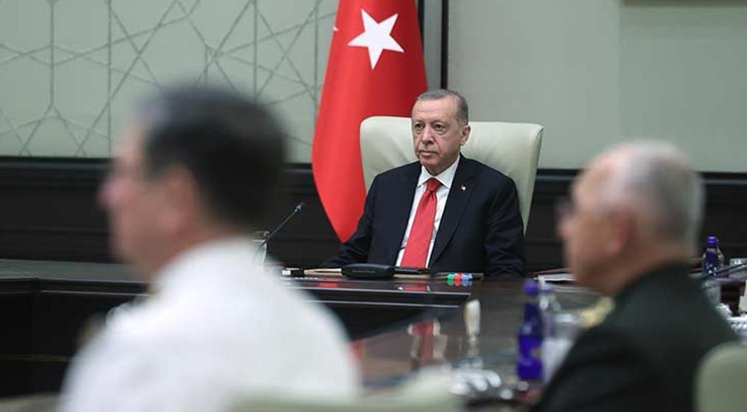 Cumhurbaşkanı Erdoğan başkanlığındaki Yüksek Askeri Şura toplantısı sona erdi