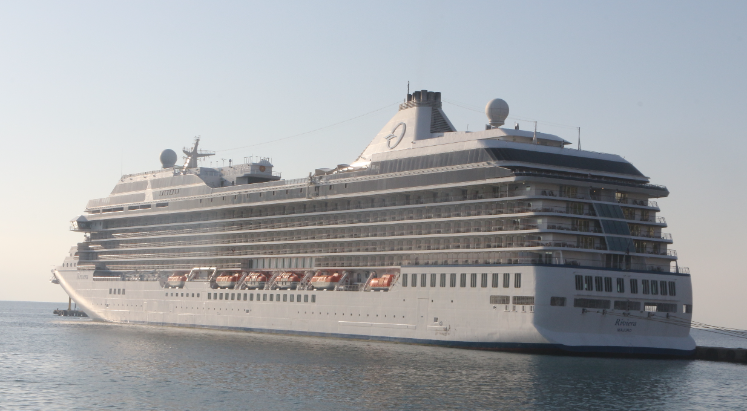 Alanya'ya kruvaziyerle 1209 turist geldi