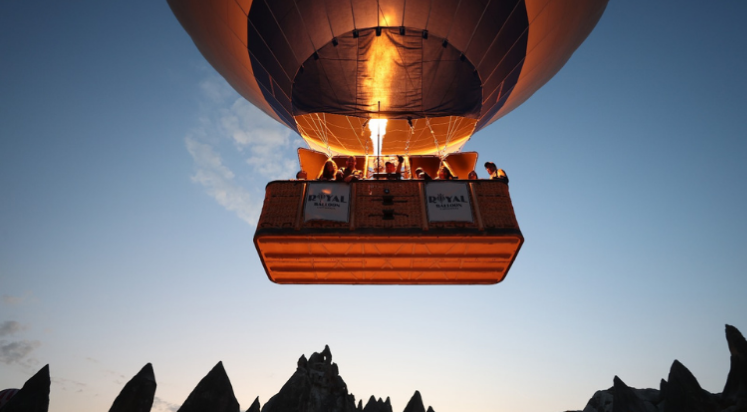 Balon deneyimi turisti cezbetti