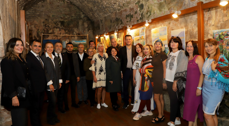 Ukraynalı ressamlar ‘Alanya’ sergisi açtı