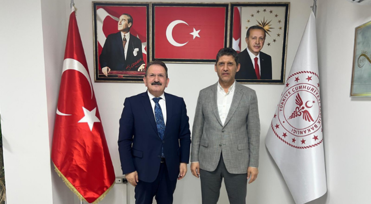 Başkan Çetin’den Müdür Özkan'a ziyaret