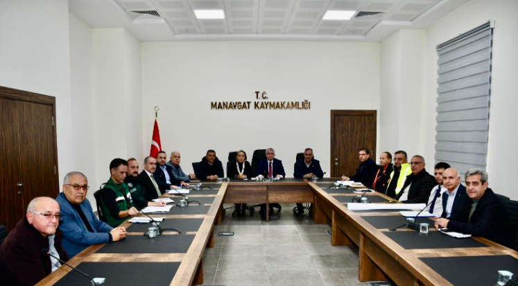 Manavgat Afet Koordinasyon Toplantısı yapıldı