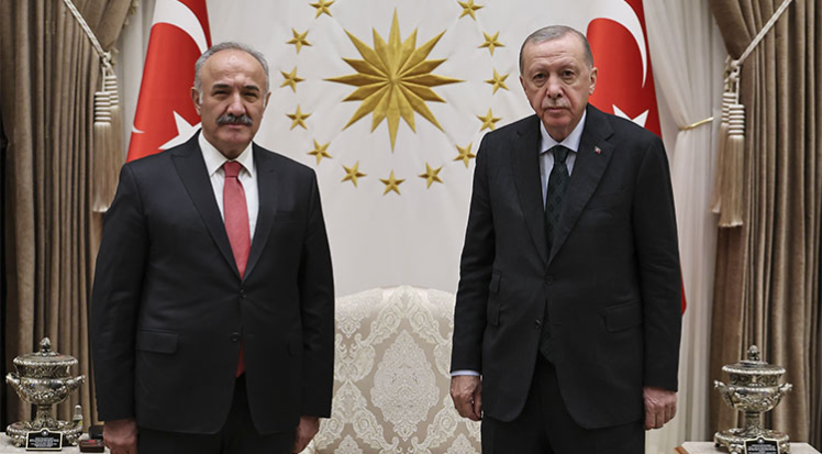Cumhurbaşkanı Erdoğan, MGK Genel Sekreteri Hacımüftüoğlu’nu kabul etti