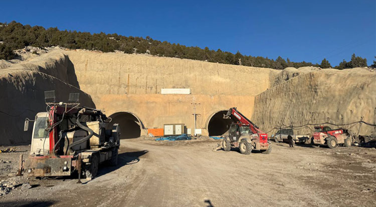 Alacabel Tüneli’nde çalışmalar sürüyor