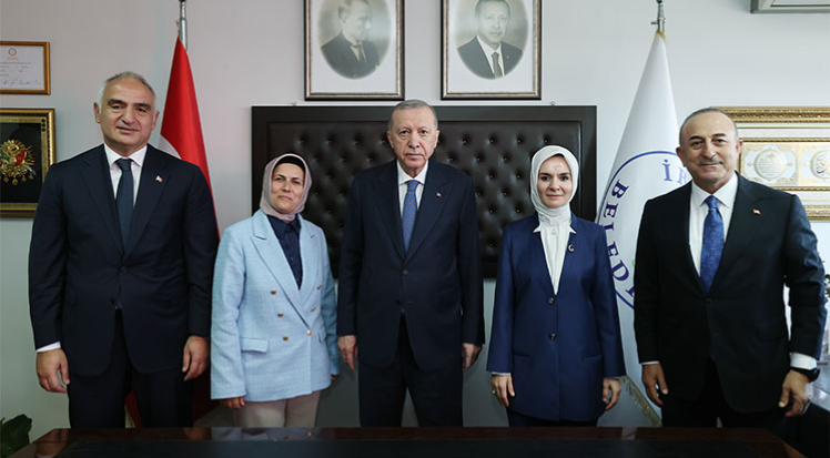 Cumhurbaşkanı Erdoğan’dan İbradı Belediyesine ziyaret