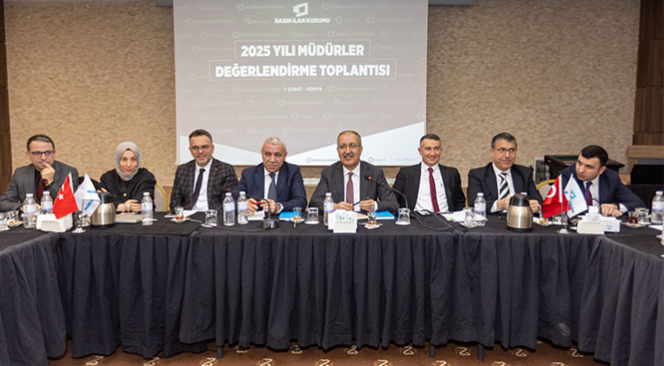 BİK üst yönetimi ve müdürleri Konya’da bir araya geldi