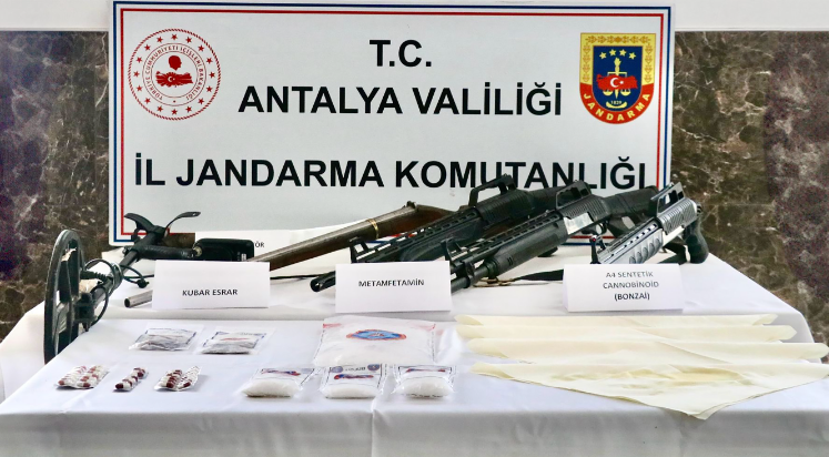 Alanya'da uyuşturucu operasyonu