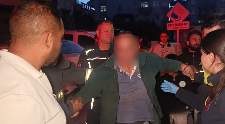 Kanser tedavisi gören sürücü 3,35 promil alkolle kaza yaptı