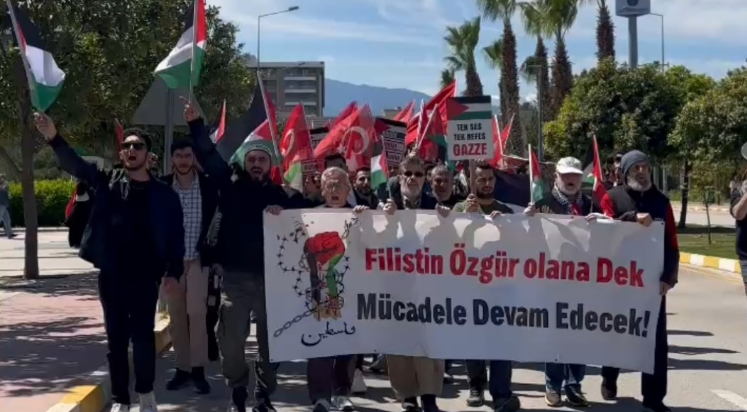 Üniversitelerden Gazze’ye destek yürüyüşü